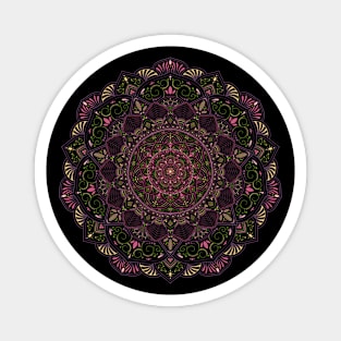 Pretty And Pink Mandala Magnet